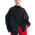 Рубашка "Домино" арт. 250703.0 Унисекс Черная